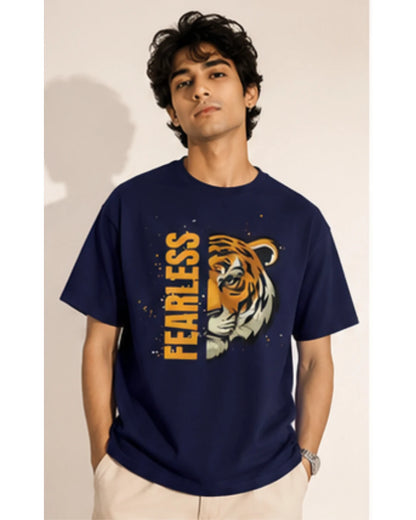 Fearless Tiger Unisex Tee – Inspirational Heavy Cotton T-Shirt