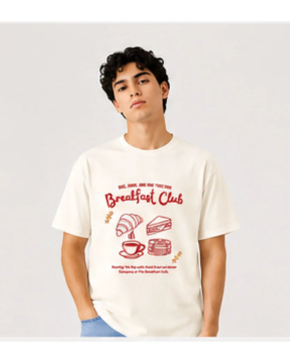 Breakfast Club Graphic T-Shirt | Cozy Aesthetic Tee for Men & Women | Wolf Aura Co