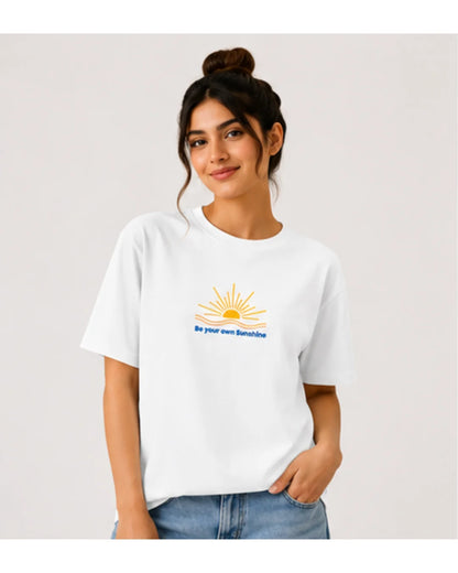 Be Your Own Sunshine Cotton T-Shirt – Positive Graphic Tee