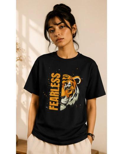 Fearless Tiger Unisex Tee – Inspirational Heavy Cotton T-Shirt
