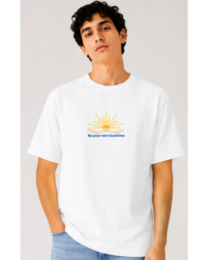 Be Your Own Sunshine Cotton T-Shirt – Positive Graphic Tee