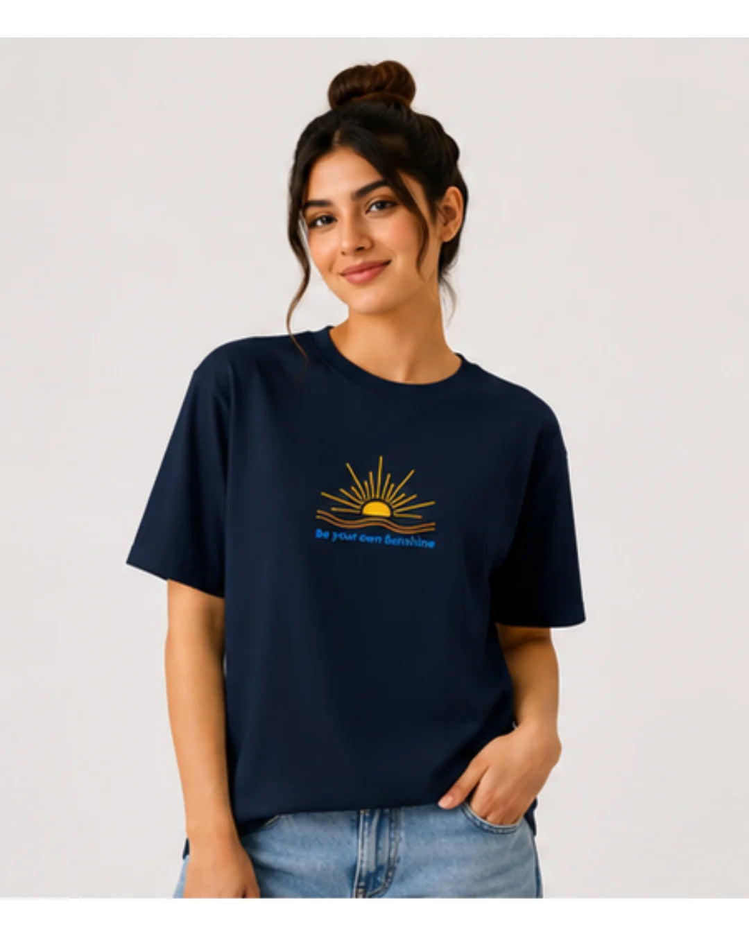 Be Your Own Sunshine Cotton T-Shirt – Positive Graphic Tee