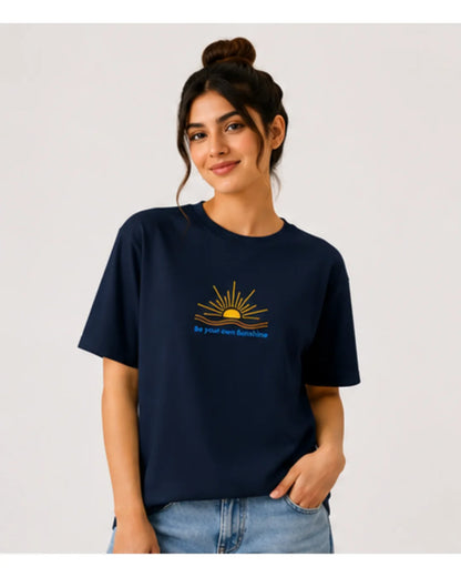 Be Your Own Sunshine Cotton T-Shirt – Positive Graphic Tee