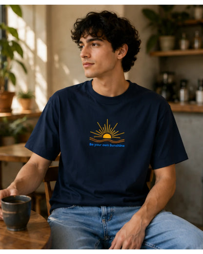 Be Your Own Sunshine Cotton T-Shirt – Positive Graphic Tee