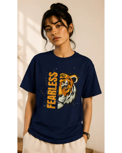 Fearless Tiger Unisex Tee – Inspirational Heavy Cotton T-Shirt