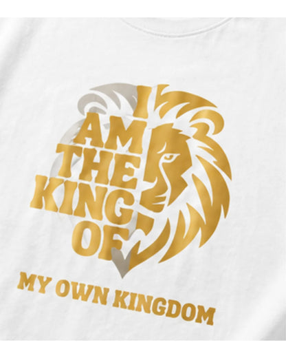 Lion Print Cotton T-Shirt – Fierce Graphic Tee, Casual Everyday Wear, Animal Lover Gift
