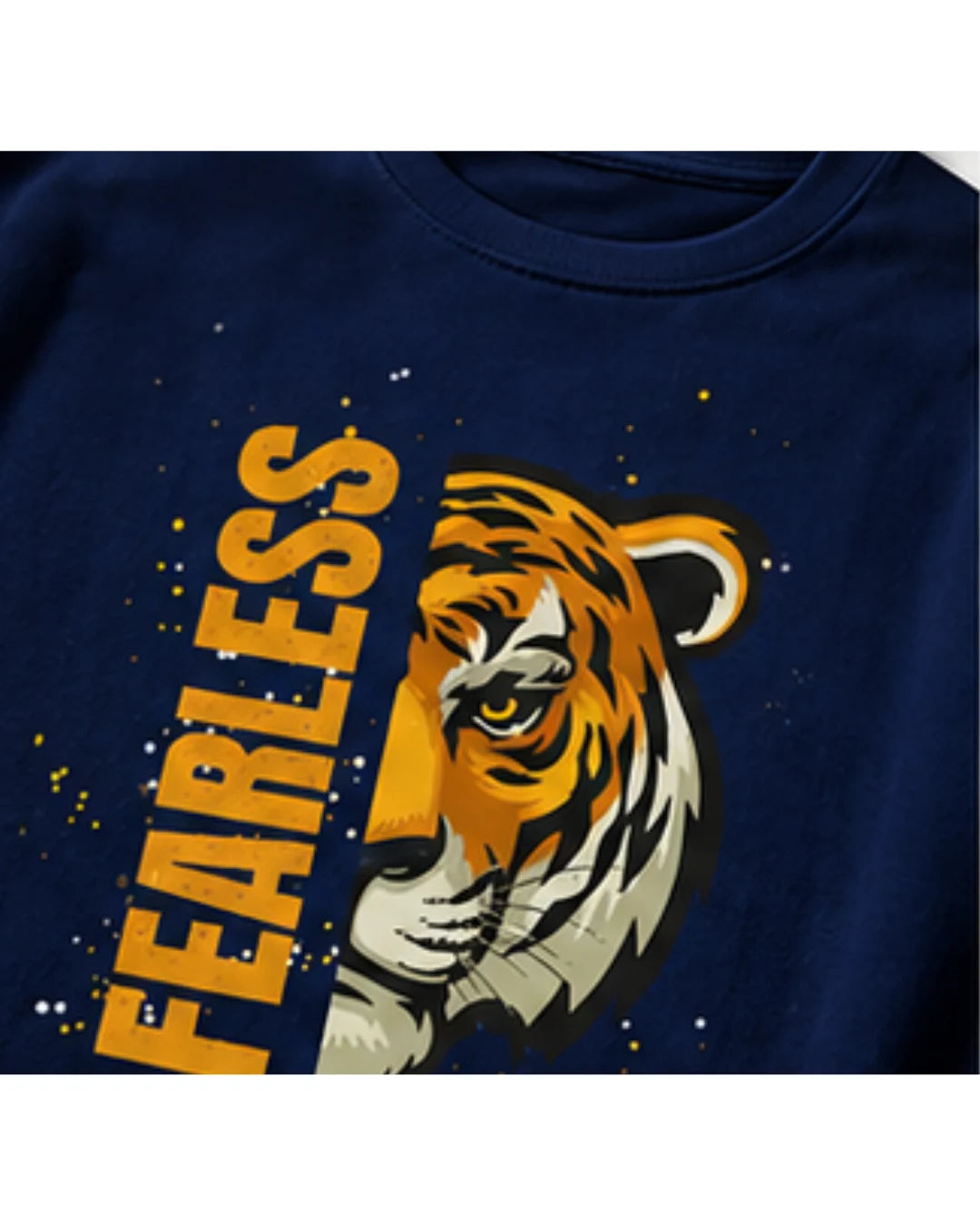 Fearless Tiger Unisex Tee – Inspirational Heavy Cotton T-Shirt