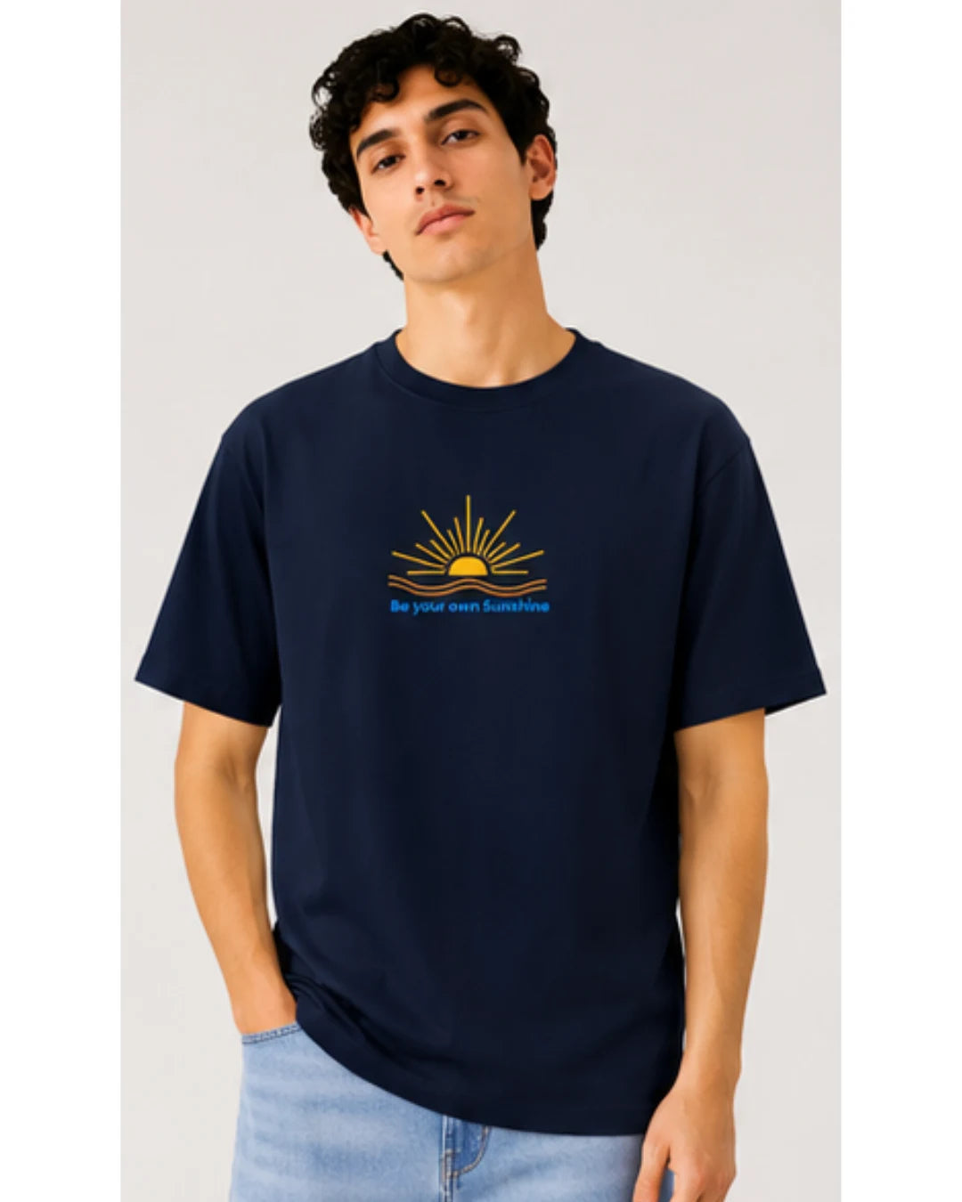 Be Your Own Sunshine Cotton T-Shirt – Positive Graphic Tee
