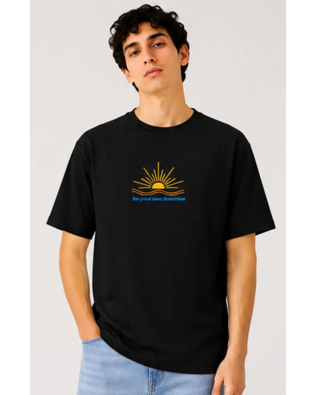 Be Your Own Sunshine Cotton T-Shirt – Positive Graphic Tee