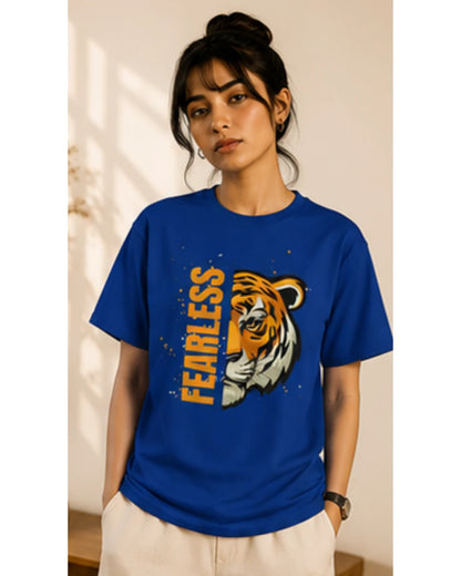 Fearless Tiger Unisex Tee – Inspirational Heavy Cotton T-Shirt
