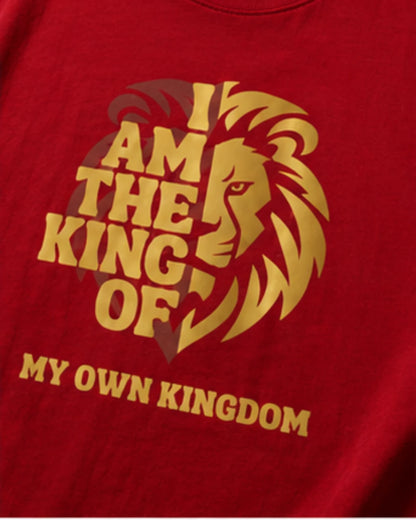 Lion Print Cotton T-Shirt – Fierce Graphic Tee, Casual Everyday Wear, Animal Lover Gift