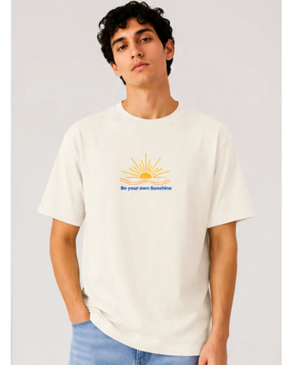 Be Your Own Sunshine Cotton T-Shirt – Positive Graphic Tee