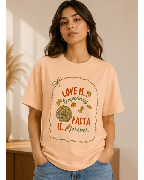 Pasta Lover Graphic T-Shirt – Premium Cotton Unisex Tee | Wolf Aura Co