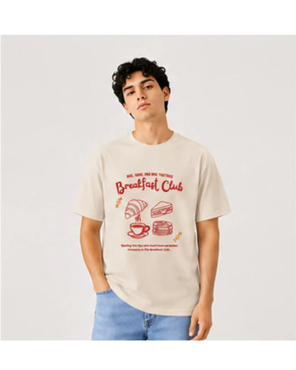 Breakfast Club Graphic T-Shirt | Cozy Aesthetic Tee for Men & Women | Wolf Aura Co