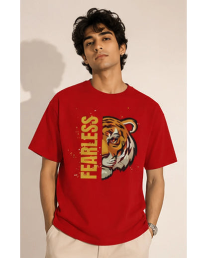 Fearless Tiger Unisex Tee – Inspirational Heavy Cotton T-Shirt