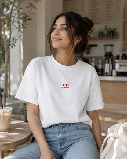 11:11 Make Your Wish Graphic T-Shirt | Premium Cotton Unisex Tee