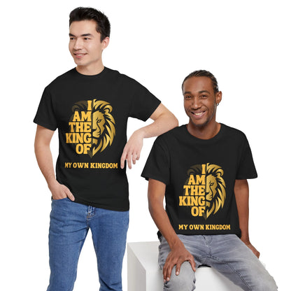 Lion Print Cotton T-Shirt – Fierce Graphic Tee, Casual Everyday Wear, Animal Lover Gift