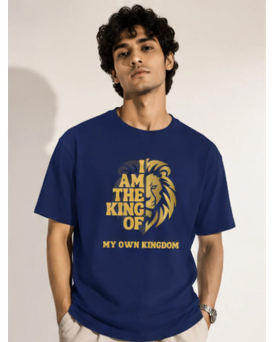 Lion Print Cotton T-Shirt – Fierce Graphic Tee, Casual Everyday Wear, Animal Lover Gift