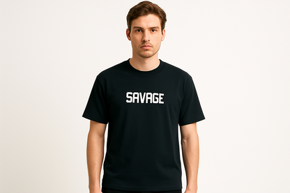 Savage Graphic Tee – Premium Unisex Cotton T-Shirt