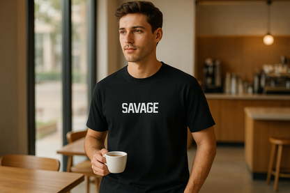Savage Graphic Tee – Premium Unisex Cotton T-Shirt