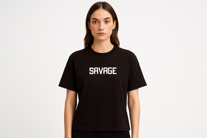 Savage Graphic Tee – Premium Unisex Cotton T-Shirt
