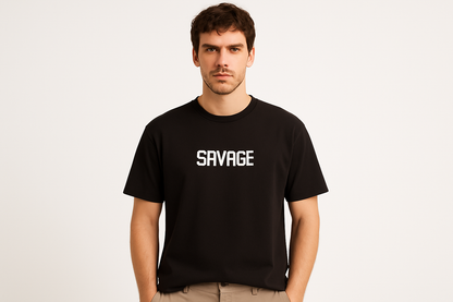 Savage Graphic Tee – Premium Unisex Cotton T-Shirt