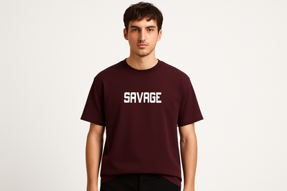 Savage Graphic Tee – Premium Unisex Cotton T-Shirt