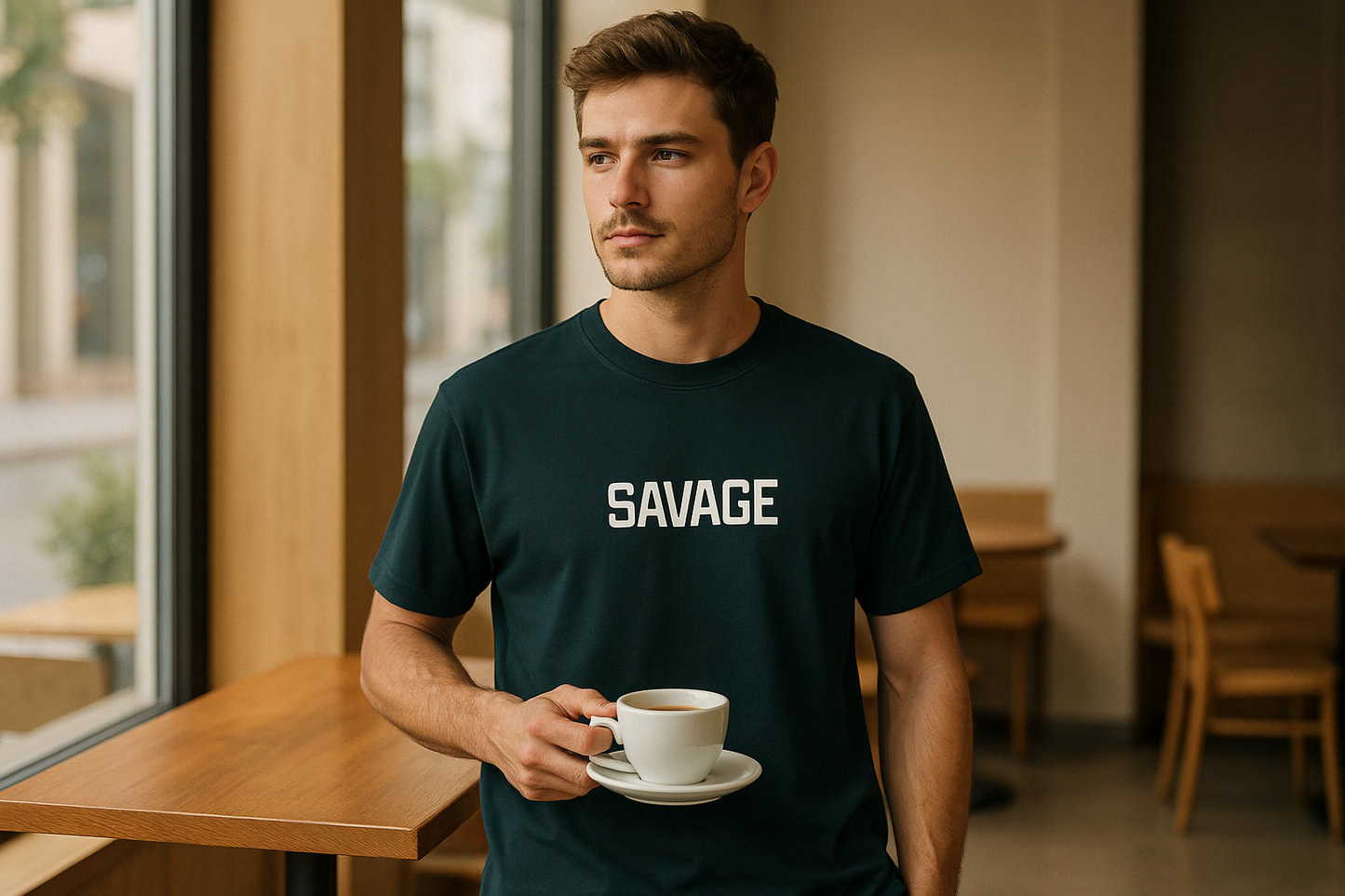 Savage Graphic Tee – Premium Unisex Cotton T-Shirt