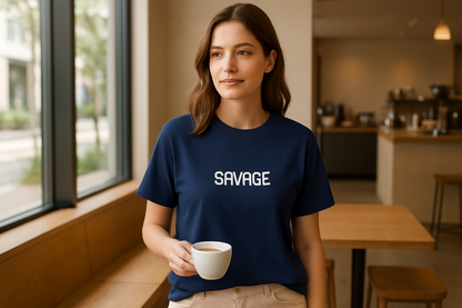 Savage Graphic Tee – Premium Unisex Cotton T-Shirt