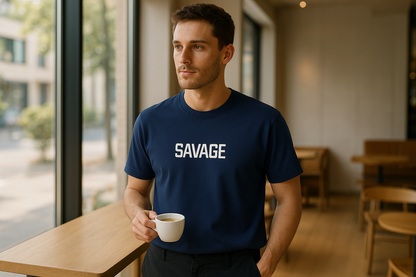 Savage Graphic Tee – Premium Unisex Cotton T-Shirt