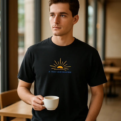 Be Your Own Sunshine Cotton T-Shirt – Positive Graphic Tee